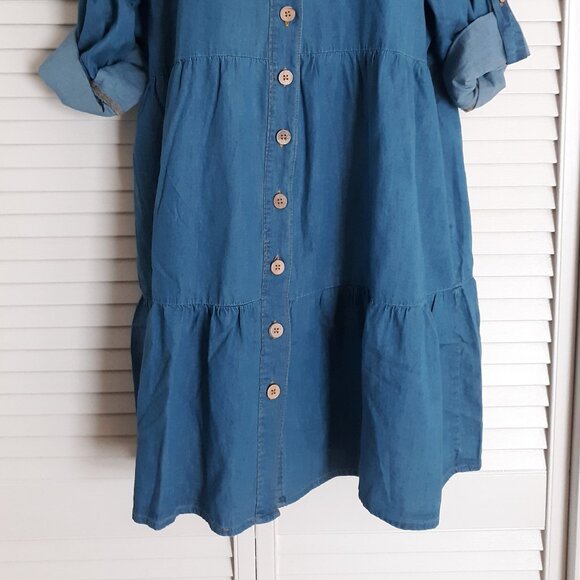 NWT Jean Dress 3X - Picture 2 of 2